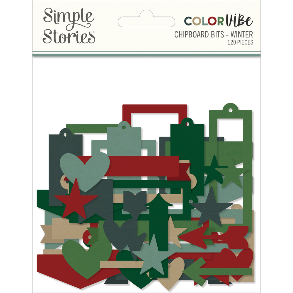 simple-stories-color-vibe-chipboard-bits-winter-120-teile image 1
