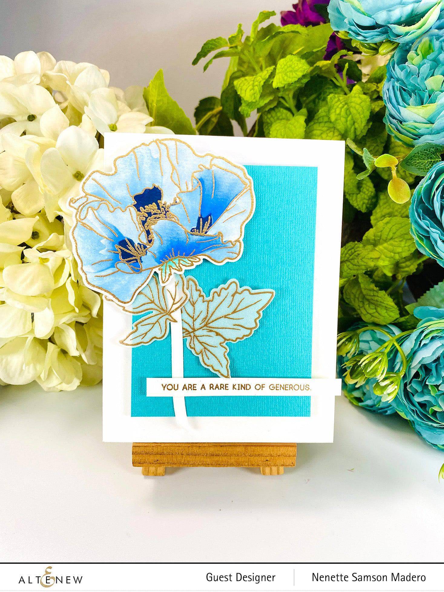 altenew-oriental-poppy-stempel-mohnblumen-klarstempel-6x8 image 8
