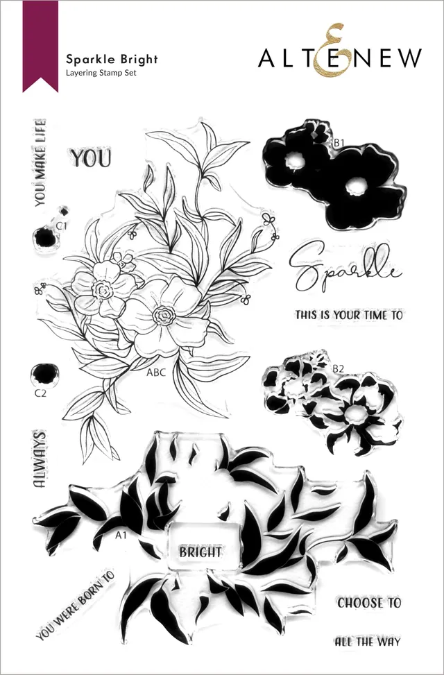 altenew-sparkle-bright-stamp-set-clear-stamps-15x20cm image 1