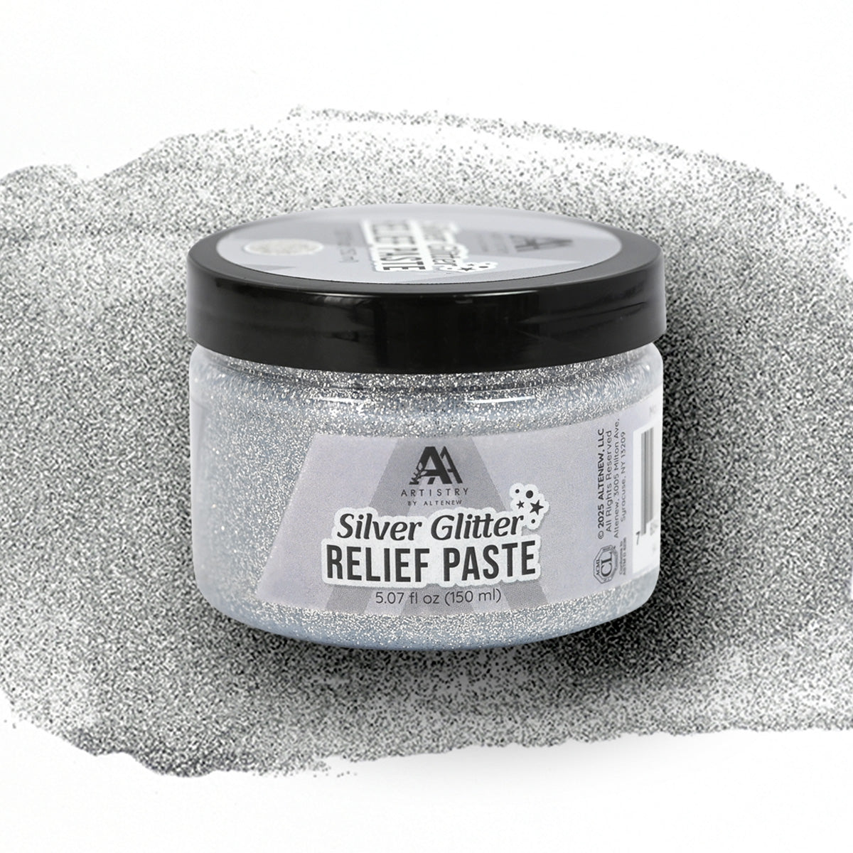 altenew-silver-glitter-relief-paste-strukturpaste-glitzer image 1