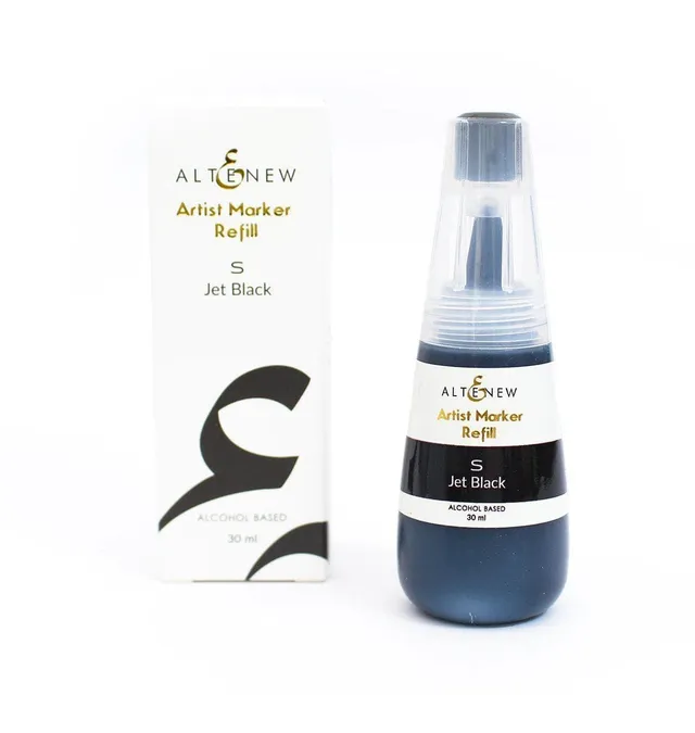 altenew-jet-black-alkoholtinte-30ml-nachf-ller-schwarz image 1