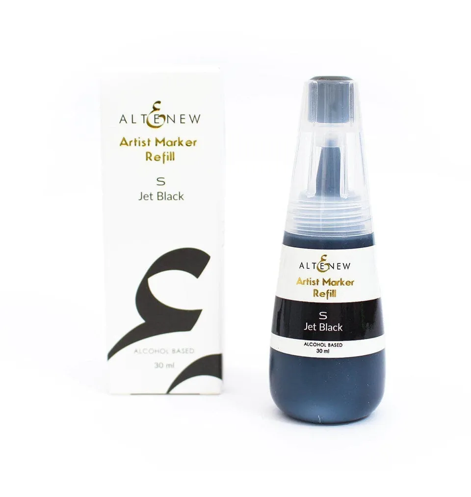 altenew-jet-black-alkoholtinte-30ml-nachf-ller-schwarz image 1