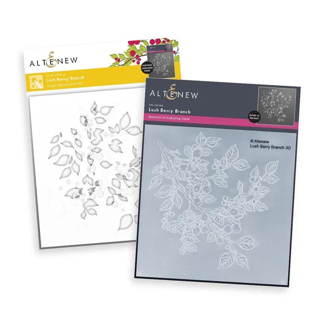 altenew-lush-berry-branch-bundle-pr-gefolder-stencil image 1