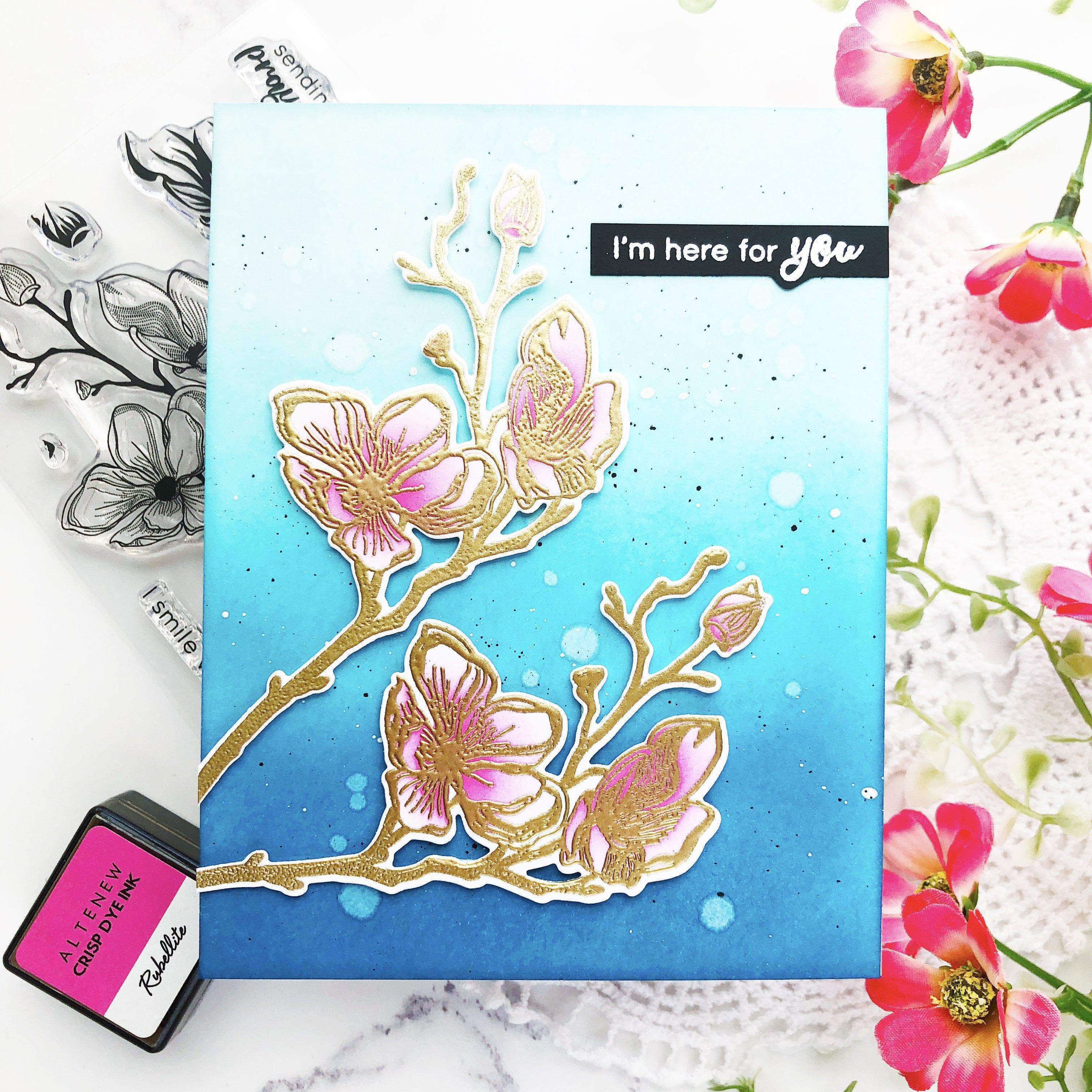 altenew-stencils-dotted-blooms-mask-schablone-floral-6x6 image 3