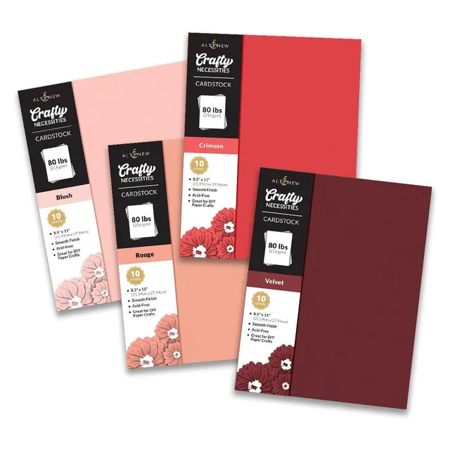 altenew-red-sunset-cardstock-bundle-rot-40-blatt-a4 image 1