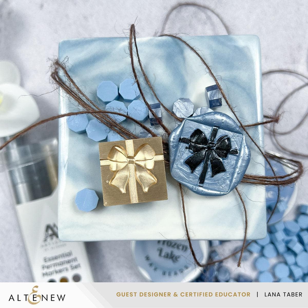 altenew-gift-box-bow-siegelstempel-wachssiegel-3d image 5