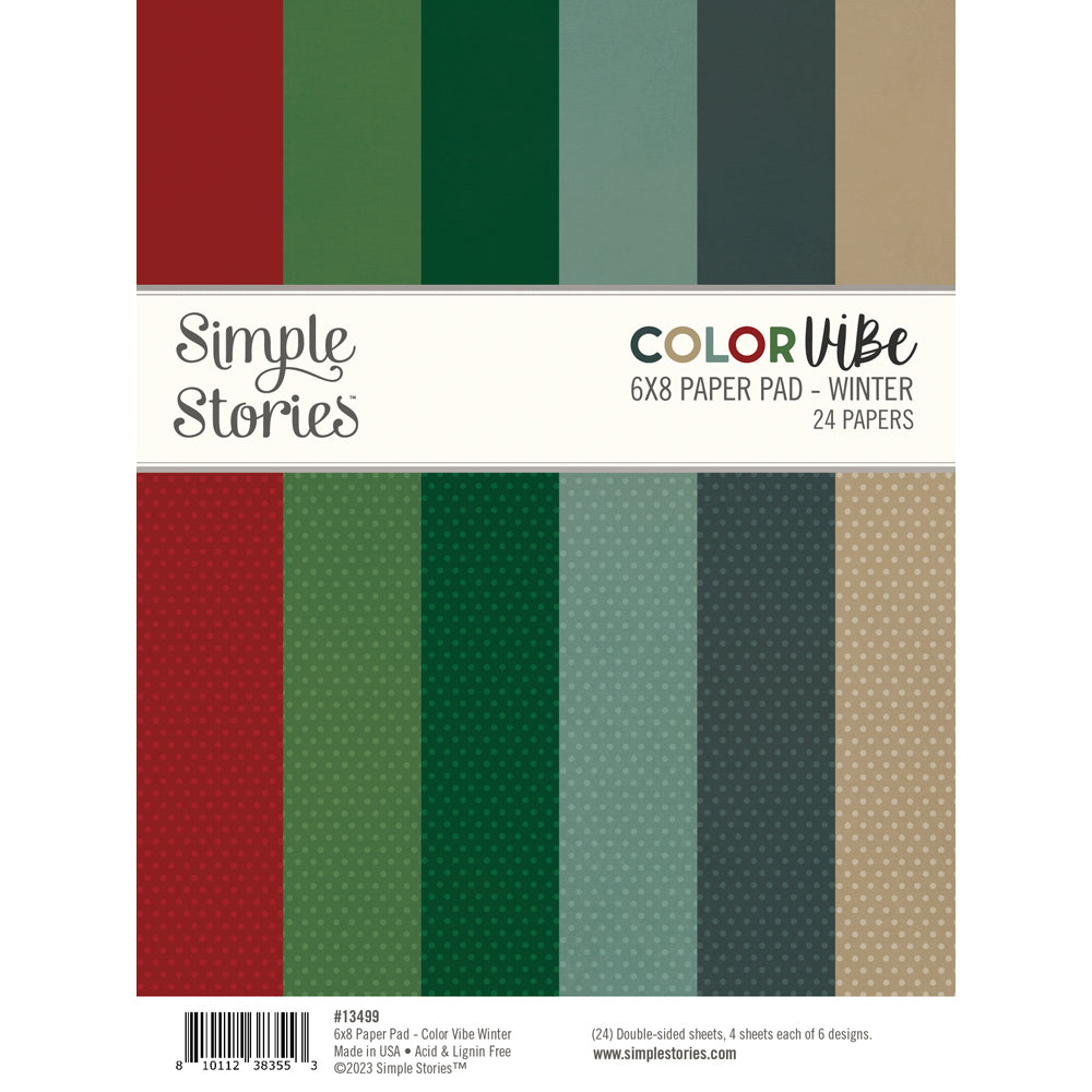 simple-stories-color-vibe-winter-paper-pad-6x8-24-bogen image 1