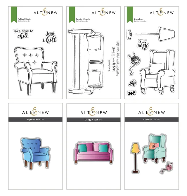 altenew-stamps-sweet-moments-mini-stempel-stanzen-bundle image 1
