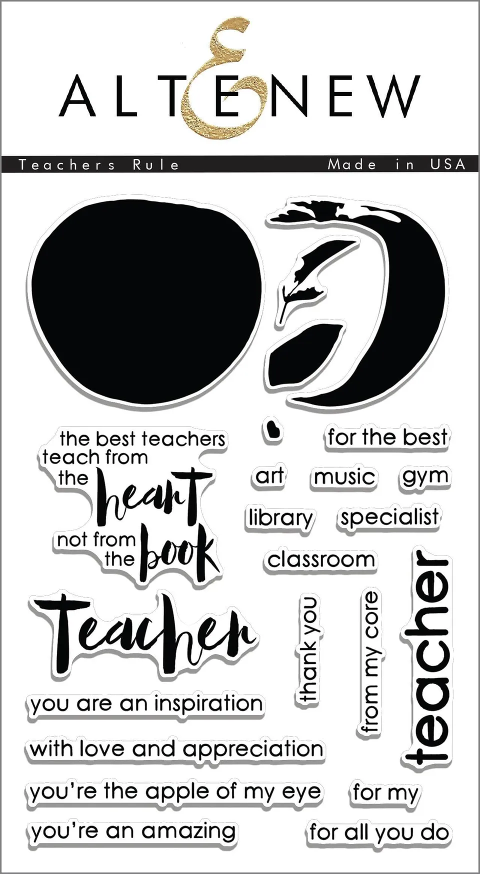 altenew-teachers-rule-stempelset-clear-stamps-4x6-zoll image 1