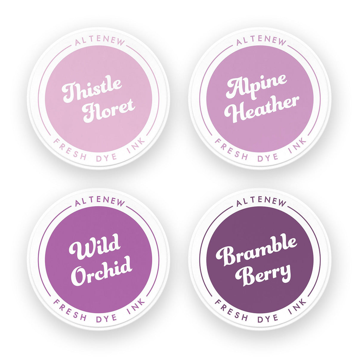 altenew-inks-highland-flora-fresh-dye-ink-bundle-4x-lila image 1