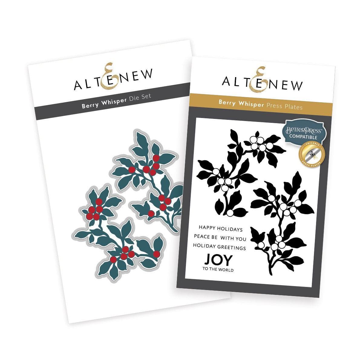 altenew-berry-whisper-pressplatte-stanzen-komplettset-weihnachten image 1