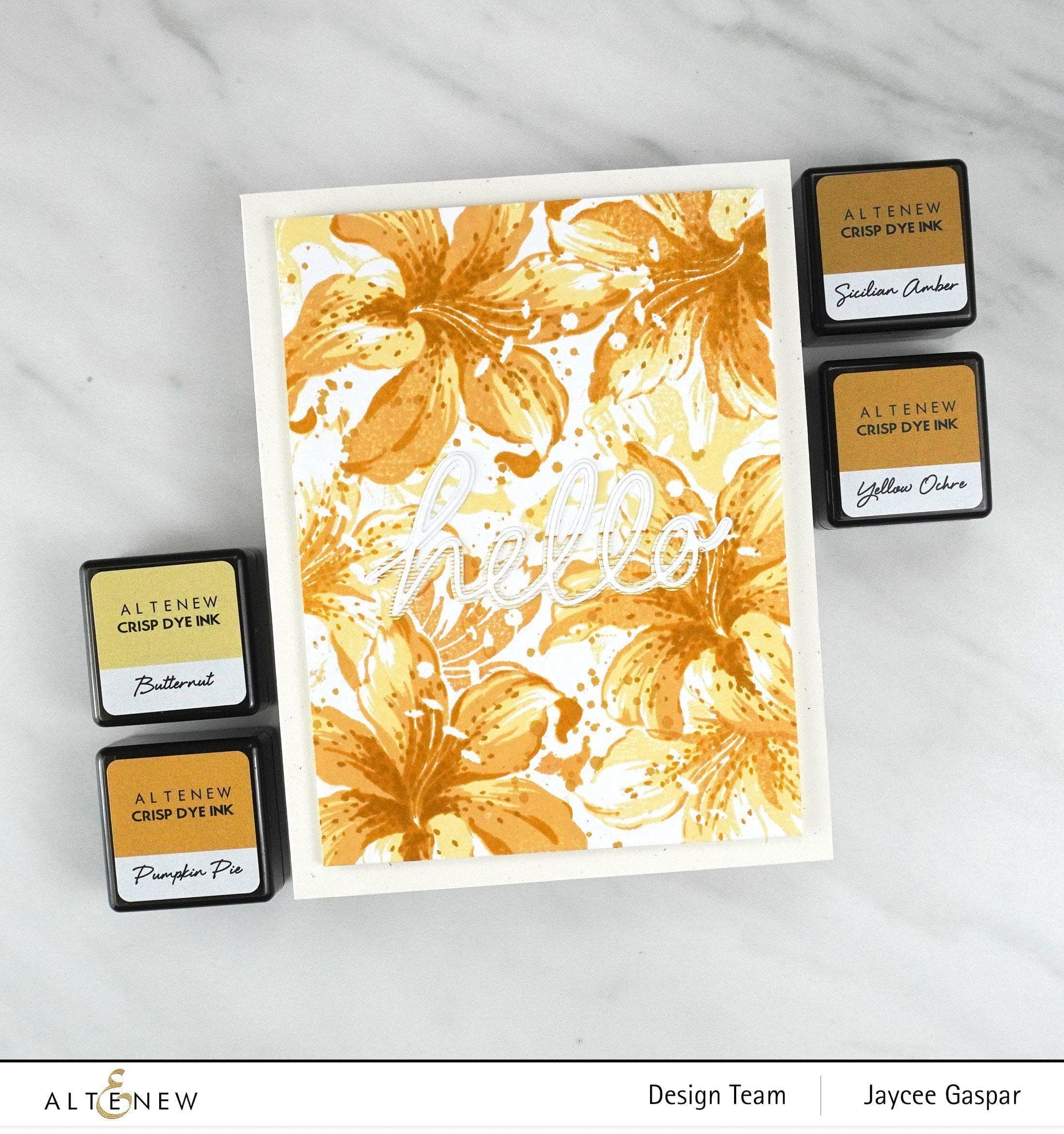 altenew-inks-yellow-ochre-crisp-dye-ink-stempelkissen-ockergelb image 3
