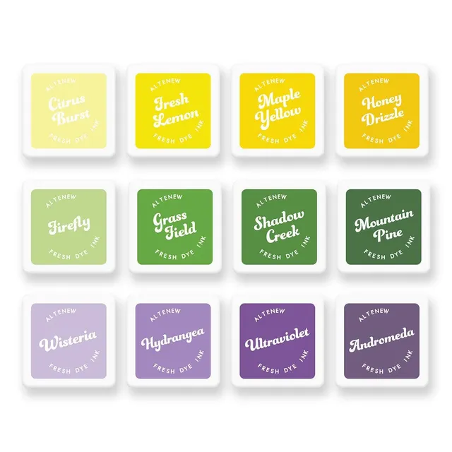 altenew-forest-fantasy-fresh-dye-ink-stempelkissen-12-mini-cubes image 1