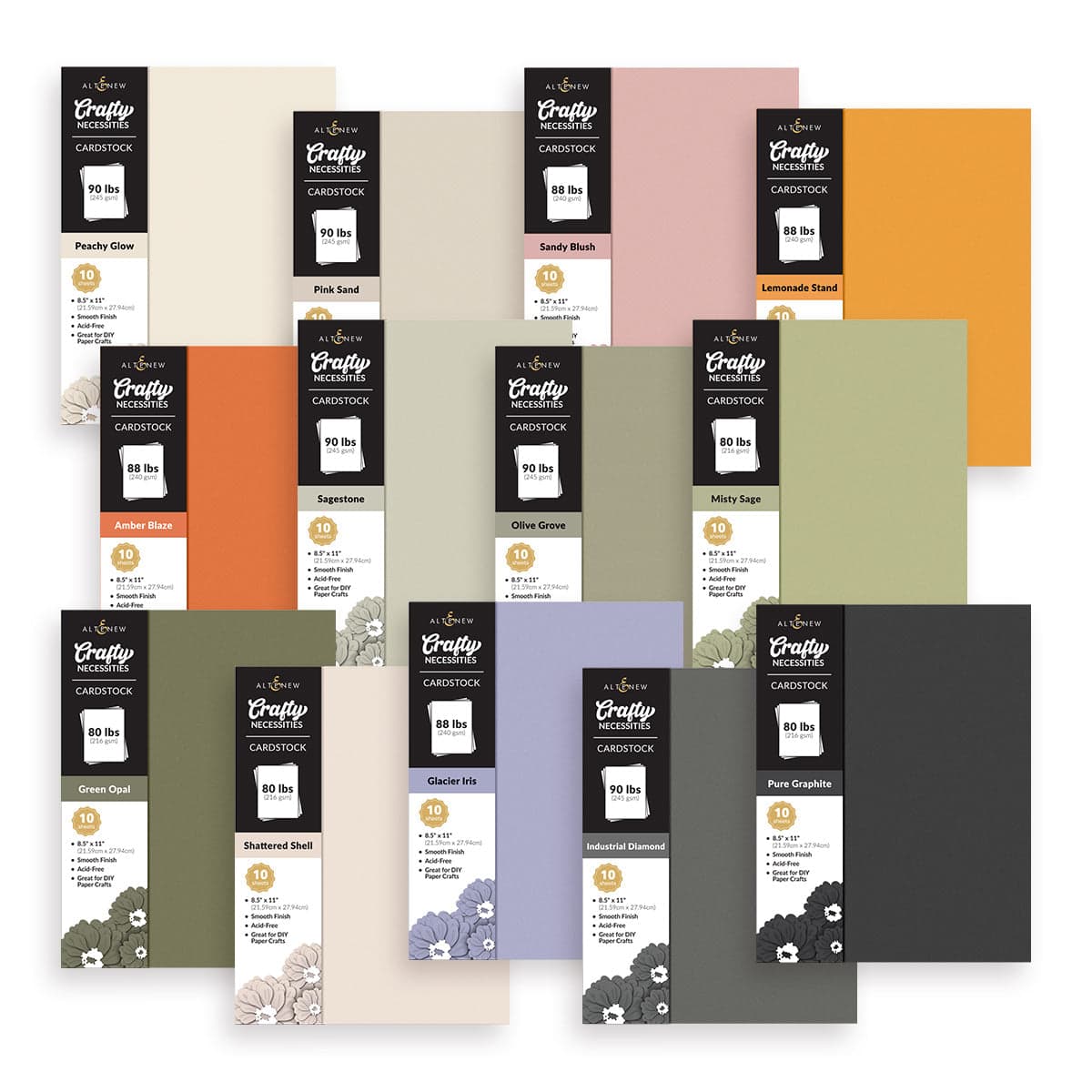 altenew-crafty-necessities-cardstock-natural-tones-120-blatt image 1