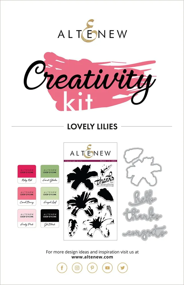 altenew-lovely-lilies-anleitungsheft-karten-ideenbuch image 1
