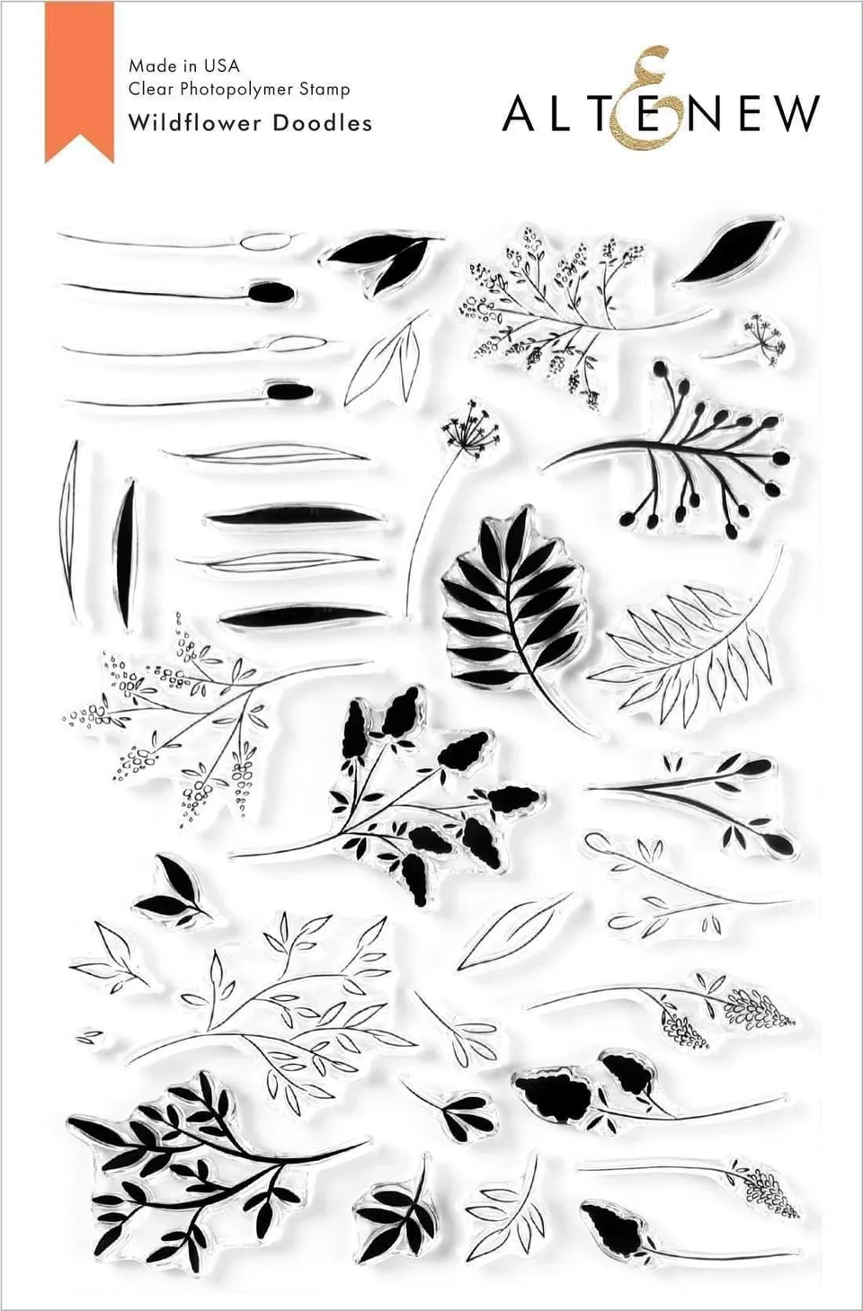 altenew-wildflower-doodles-stempel-set-natur-6x8-zoll-37-teilig image 1