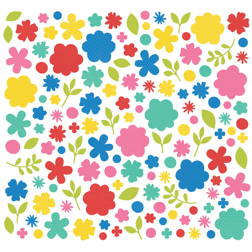 simple-stories-color-vibe-summer-flower-bits-sticker-143-teile image 2