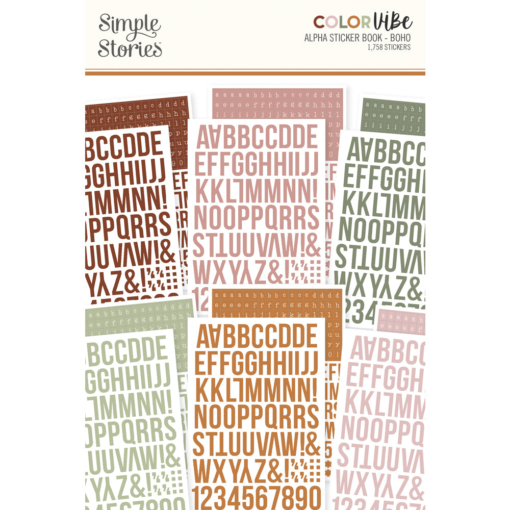 simple-stories-color-vibe-alphabet-sticker-book-boho-1758-stk image 1