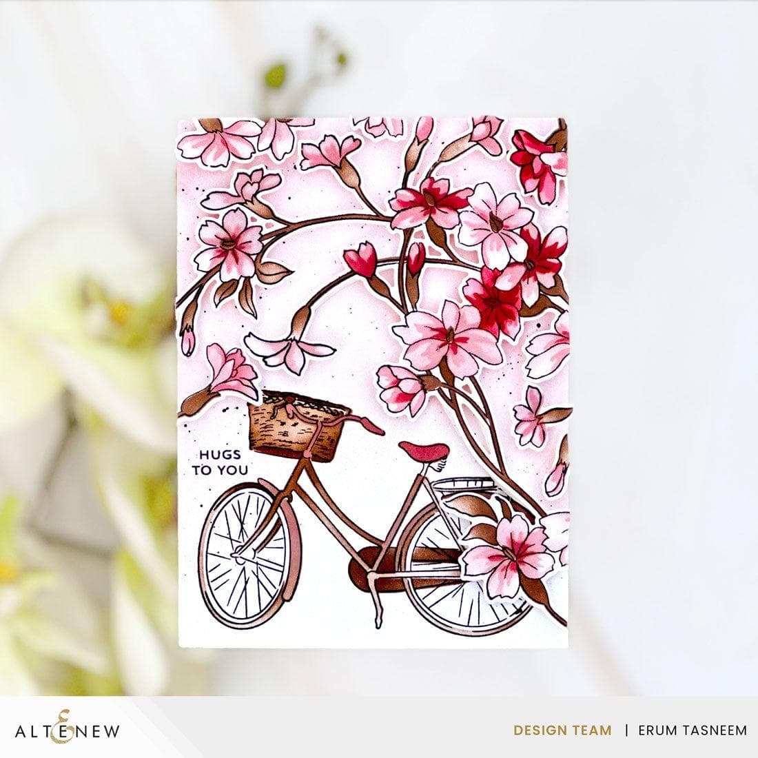 altenew-build-a-garden-tranquil-trail-stempelset-fahrrad-blumen image 2