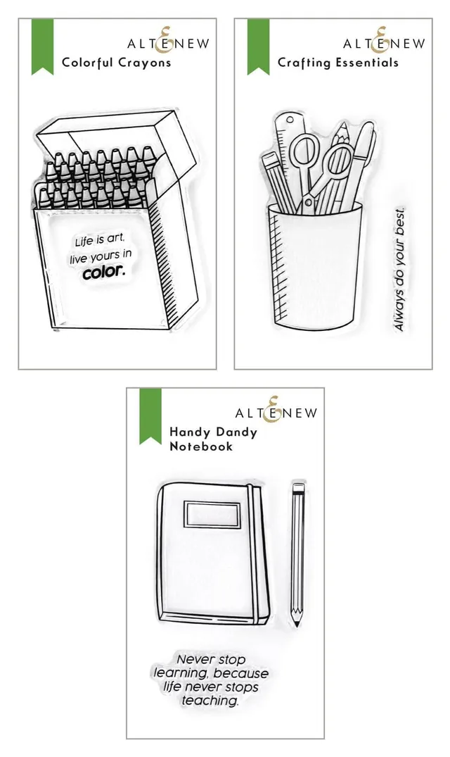 altenew-stamps-storybook-fantasy-mini-stempel-bundle image 1