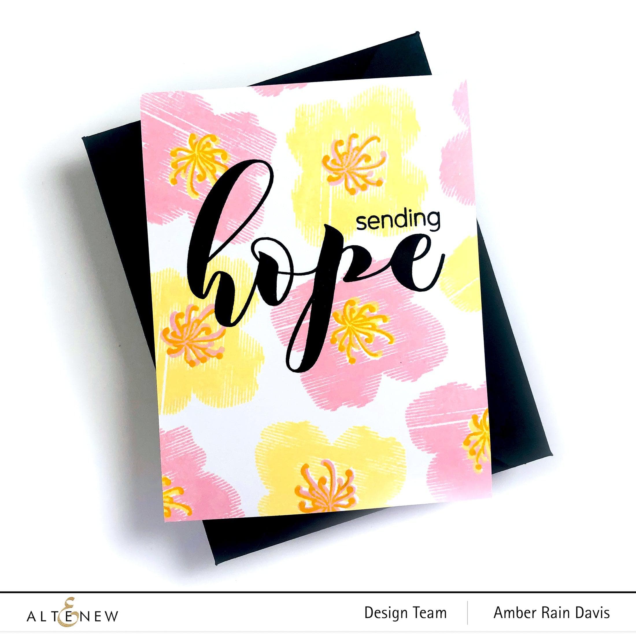 altenew-zig-zag-floral-mask-stencil-blumen-6x6 image 3