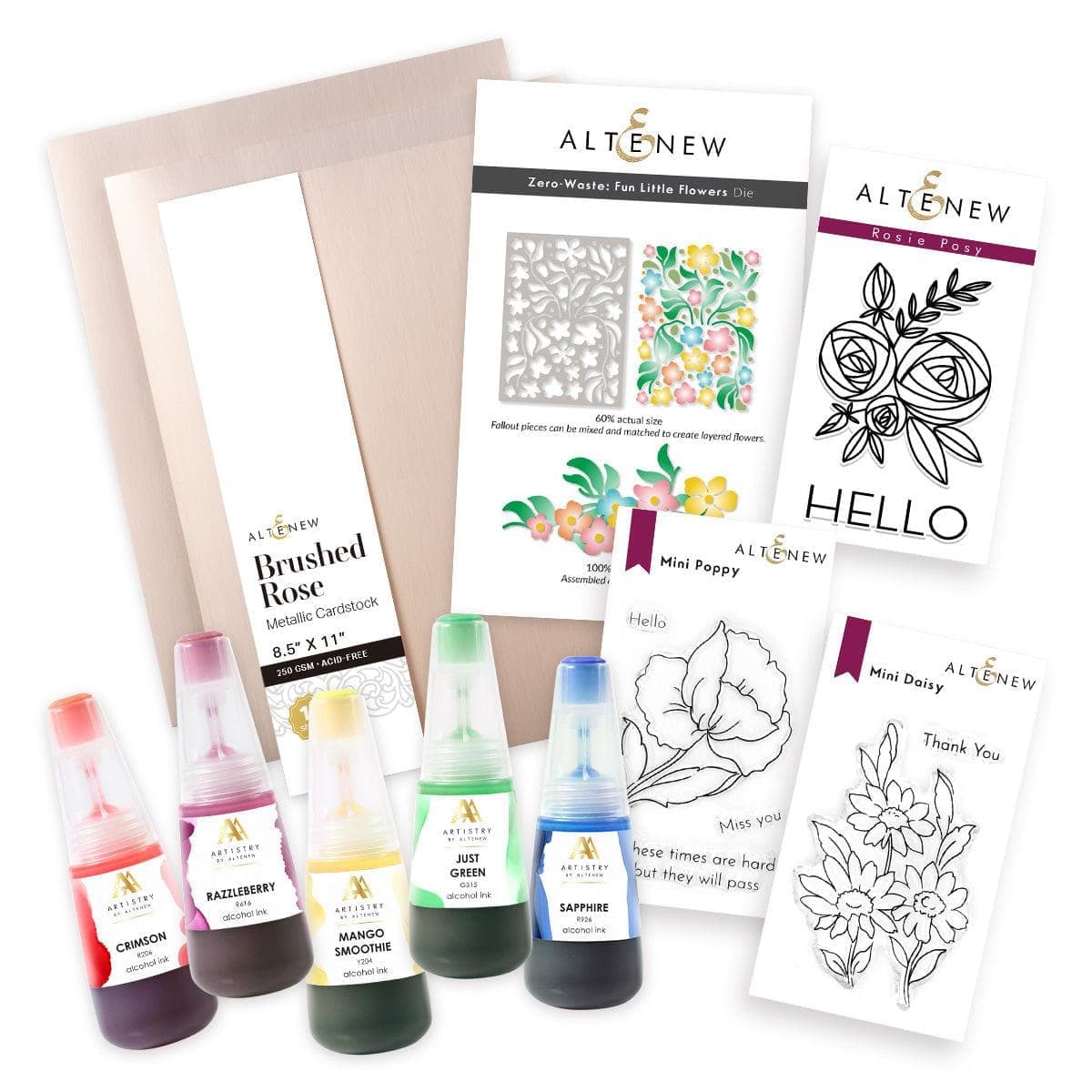 altenew-inks-floral-ink-fantasia-kit-stempel-alkohol-tinte image 1