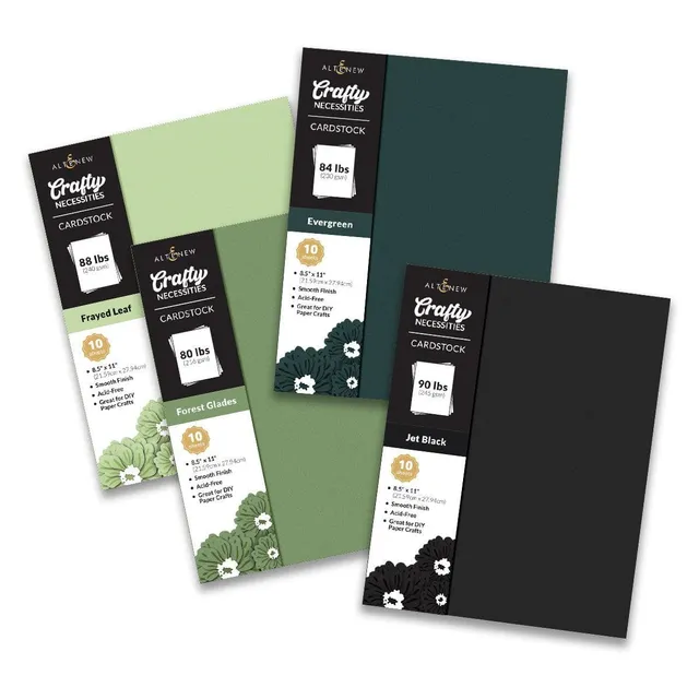 altenew-green-fields-cardstock-bundle-fotokarton-40-blatt image 1