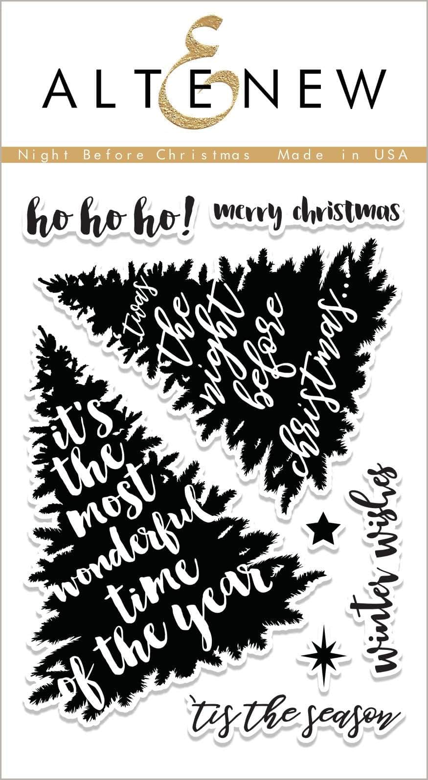 altenew-stamps-night-before-christmas-stempelset-weihnachten-8-tlg image 1