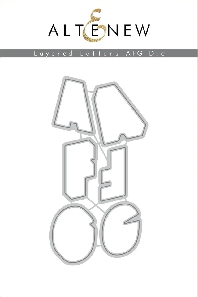 altenew-layered-letters-afg-stanzschablonen-6-teilig image 1