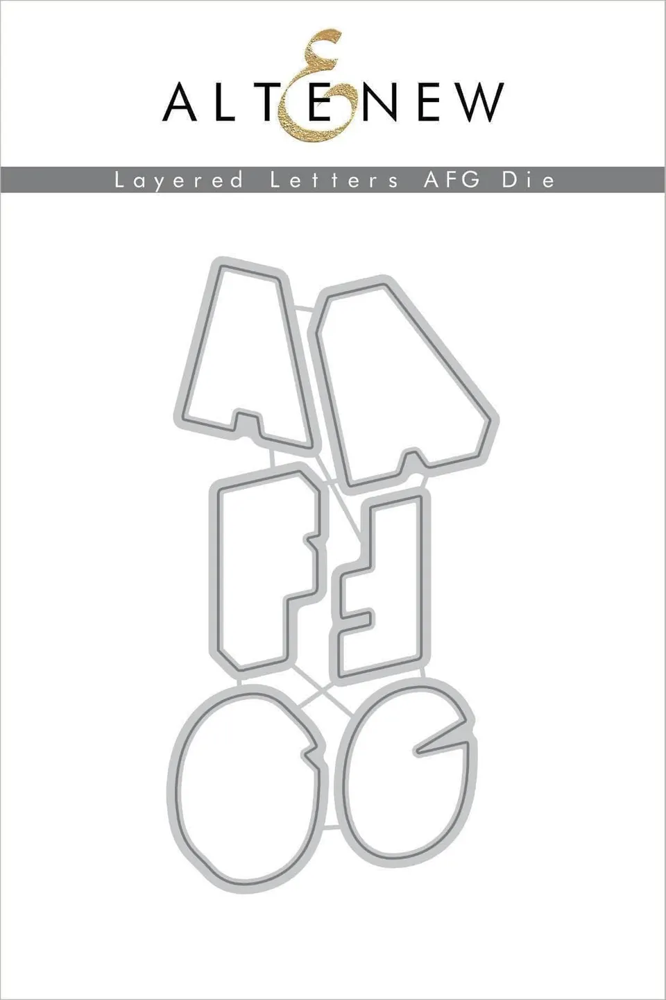 altenew-layered-letters-afg-stanzschablonen-6-teilig image 1