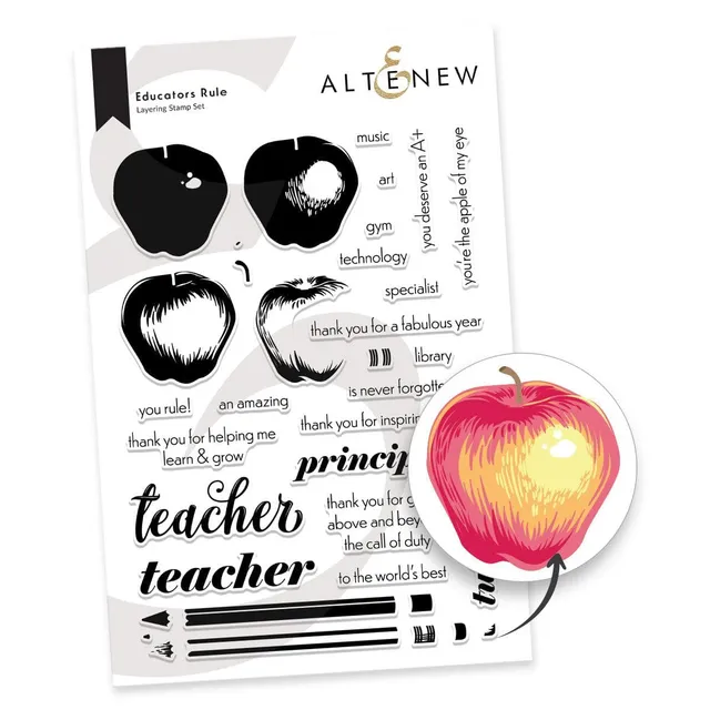 altenew-educators-rule-stempel-lehrer-clear-stamps-6x8 image 1