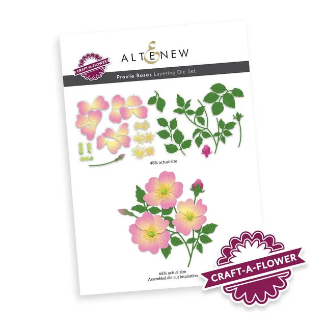 altenew-craft-a-flower-prairie-roses-stanzen-rosen-16tlg image 1