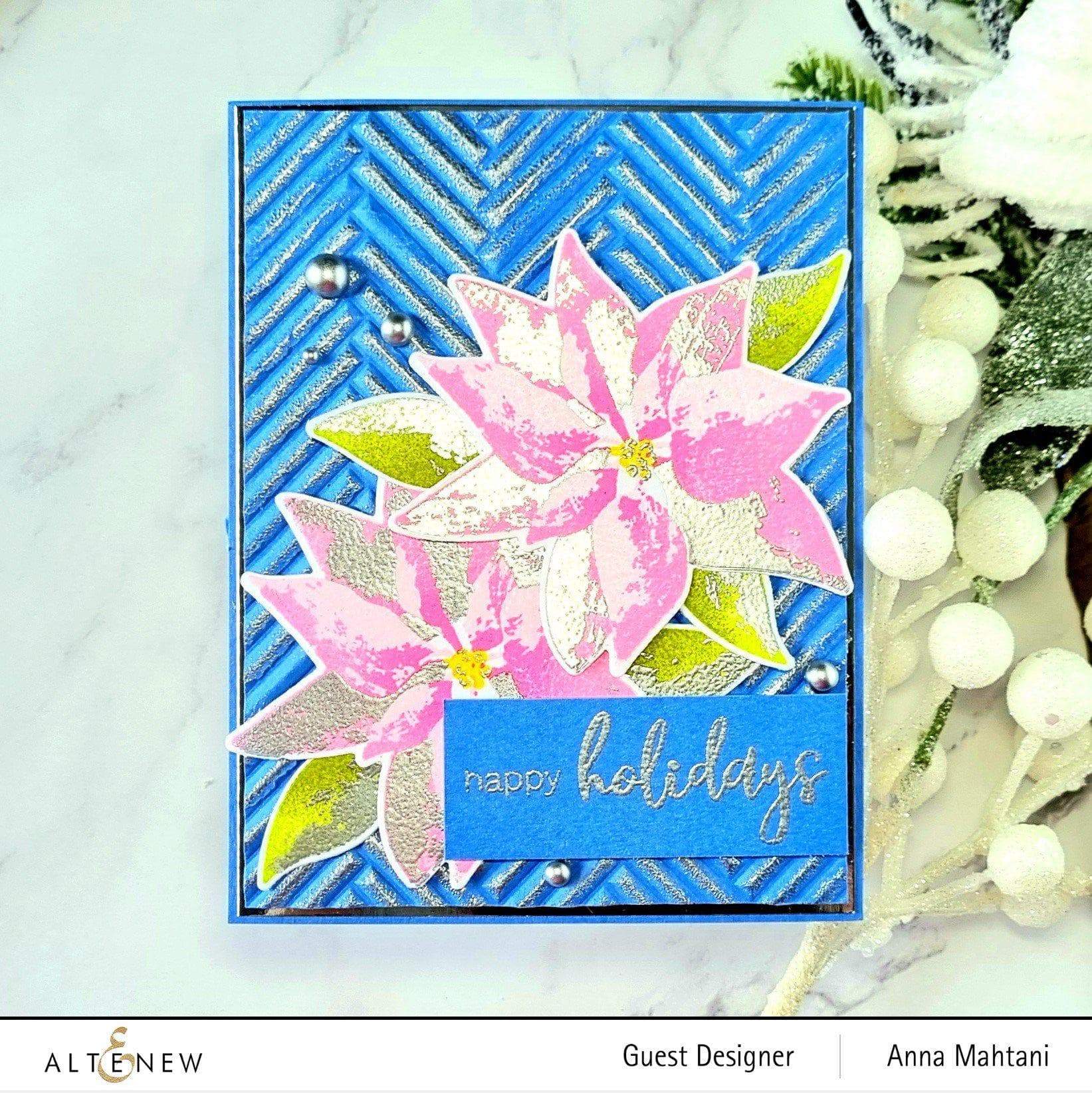 altenew-dry-brush-poinsettia-mask-stencil-schablone-6x6 image 3