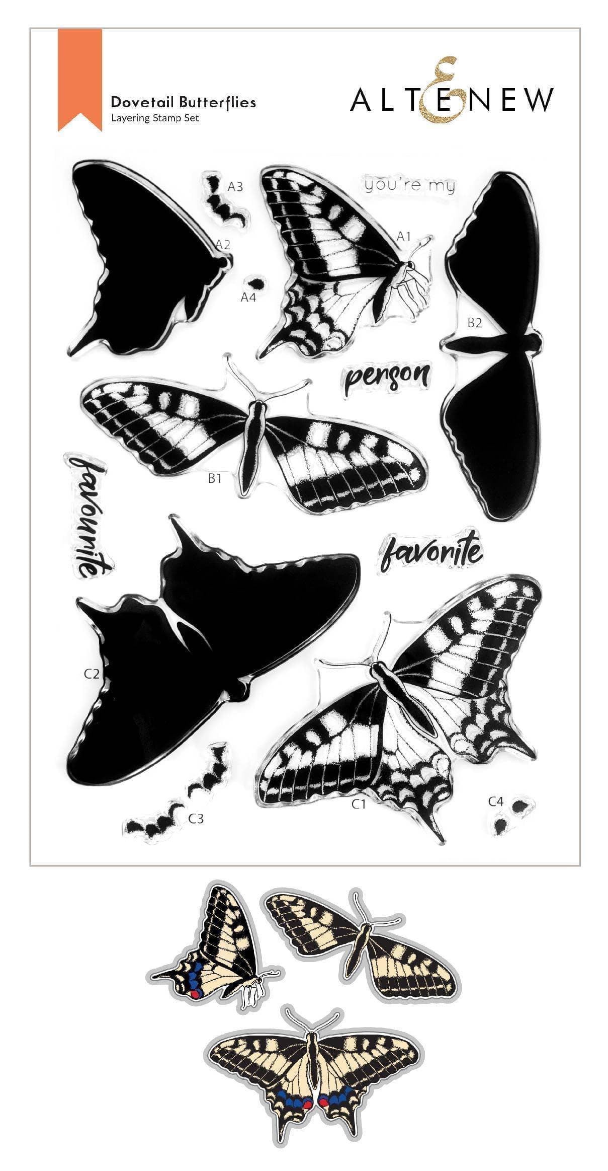 altenew-dovetail-butterflies-stempelset-complete-bundle-schmetterling image 1
