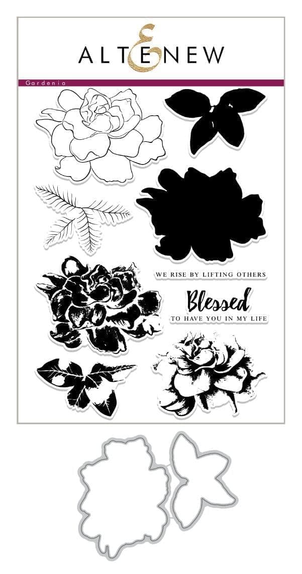 altenew-build-a-flower-gardenia-stempel-stanzen-set image 1