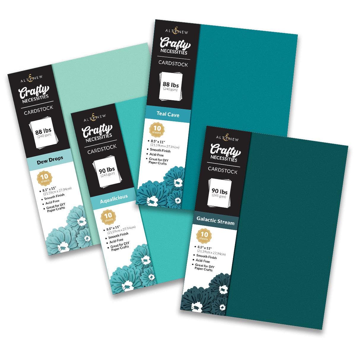 altenew-sweet-dreams-cardstock-bundle-40-blatt-blau image 1