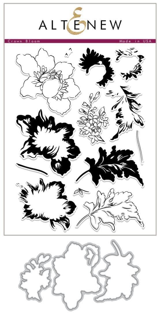 altenew-crown-bloom-stempelset-pfingstrose-13-teilig image 1
