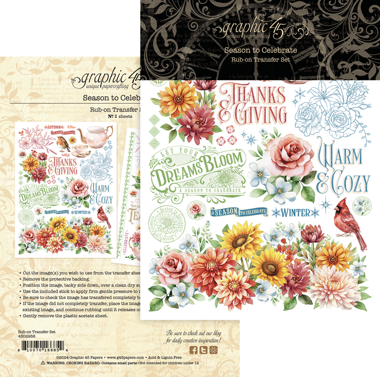 graphic-45-season-to-celebrate-paket-papier-sticker-set image 8