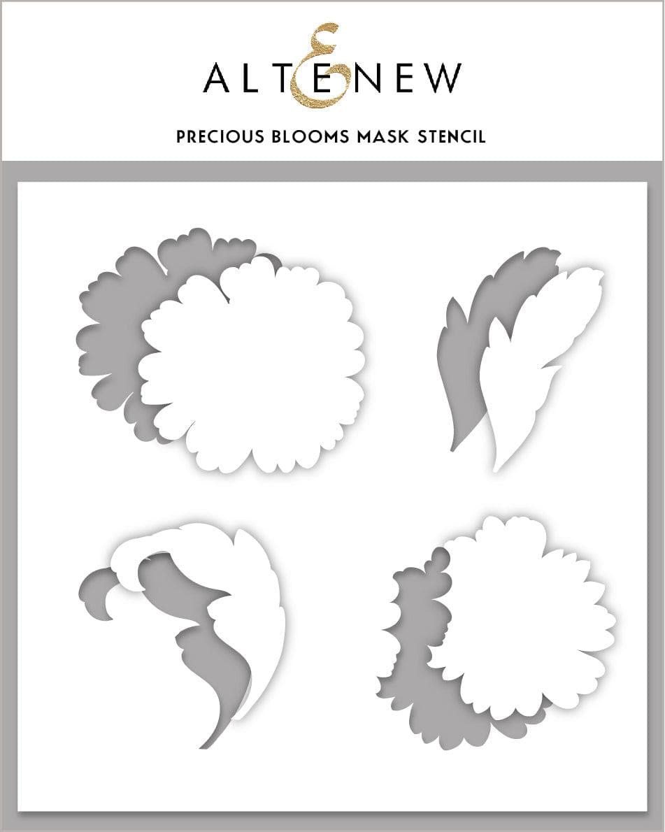 altenew-stencils-precious-blooms-mask-stencil-schablone-6x6 image 1
