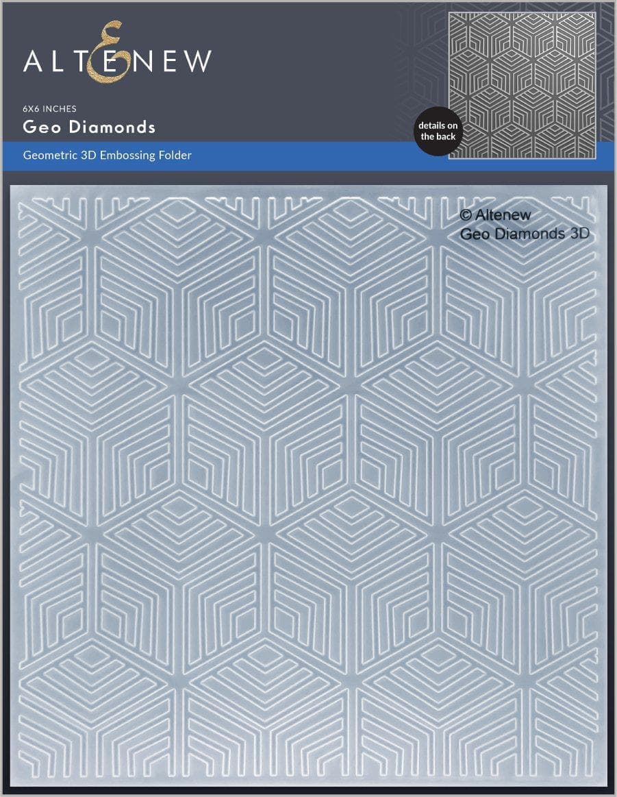 altenew-geo-diamonds-pr-gefolder-3d-rauten-6x6 image 1