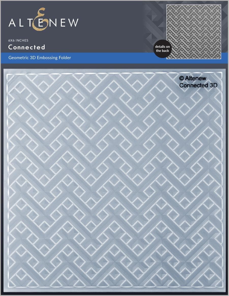 altenew-connected-3d-pr-gefolder-6x6-rauten-geometrie image 1