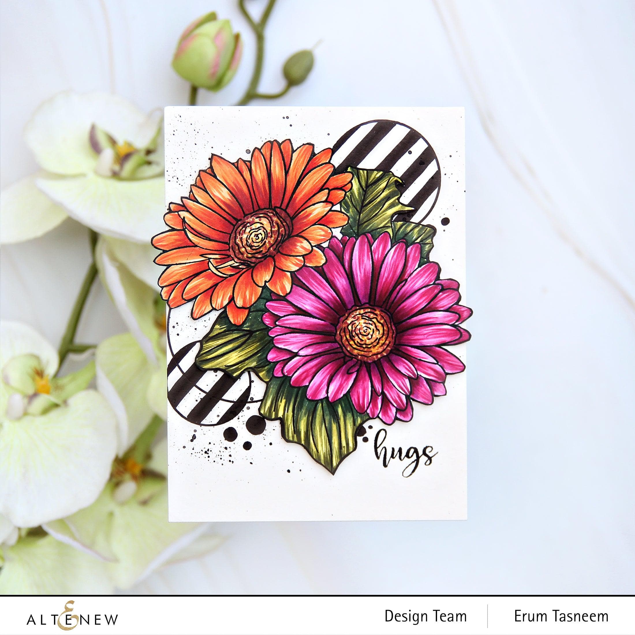 altenew-paint-a-flower-gerbera-revolution-outline-stempelset image 2