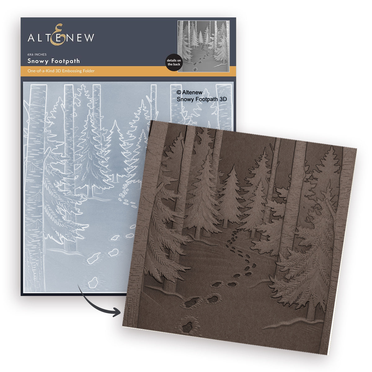 altenew-snowy-footpath-3d-pr-gefolder-winterlandschaft image 1