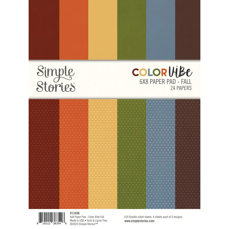 simple-stories-color-vibe-paper-pad-fall-6x8-24-blatt image 1