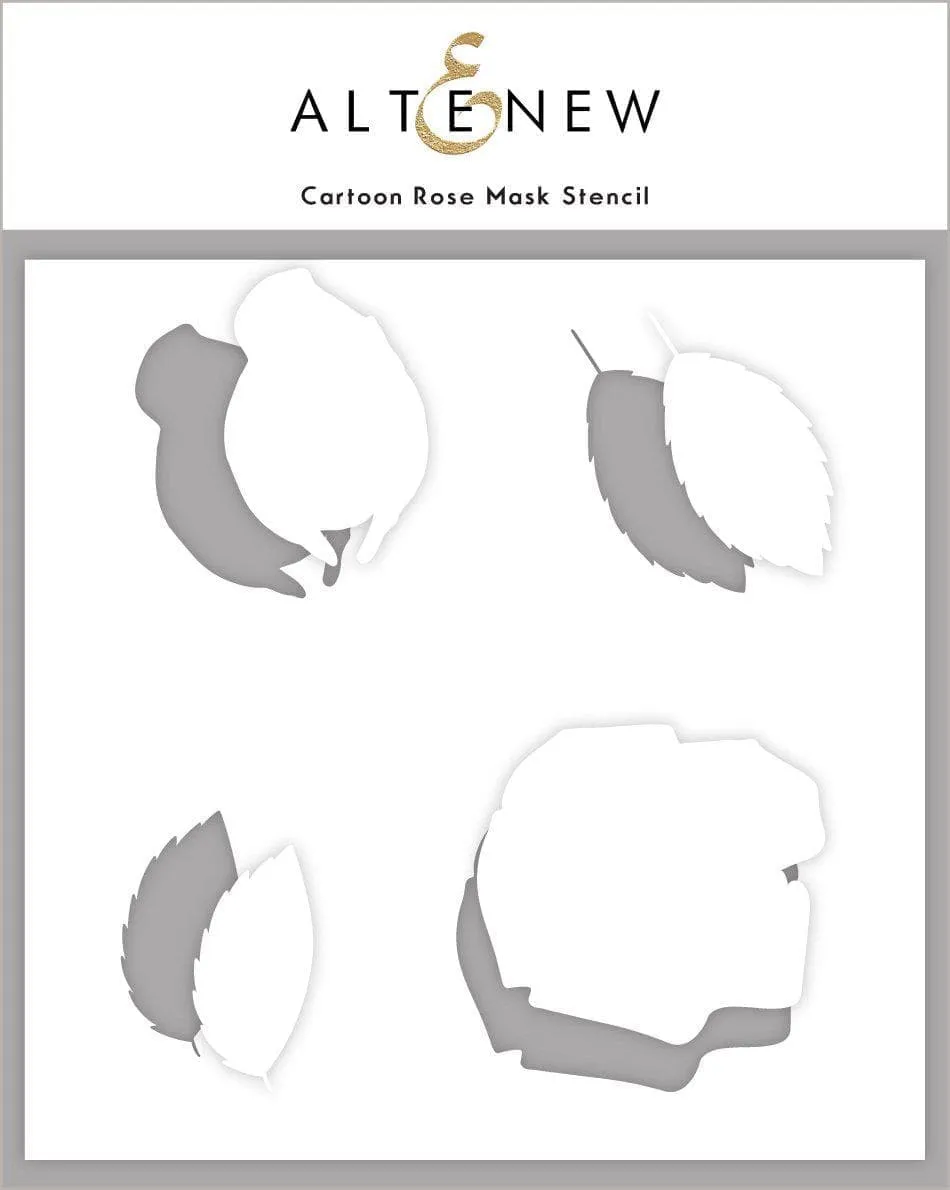 altenew-cartoon-rose-mask-schablone-6x6-floral-rosen image 1