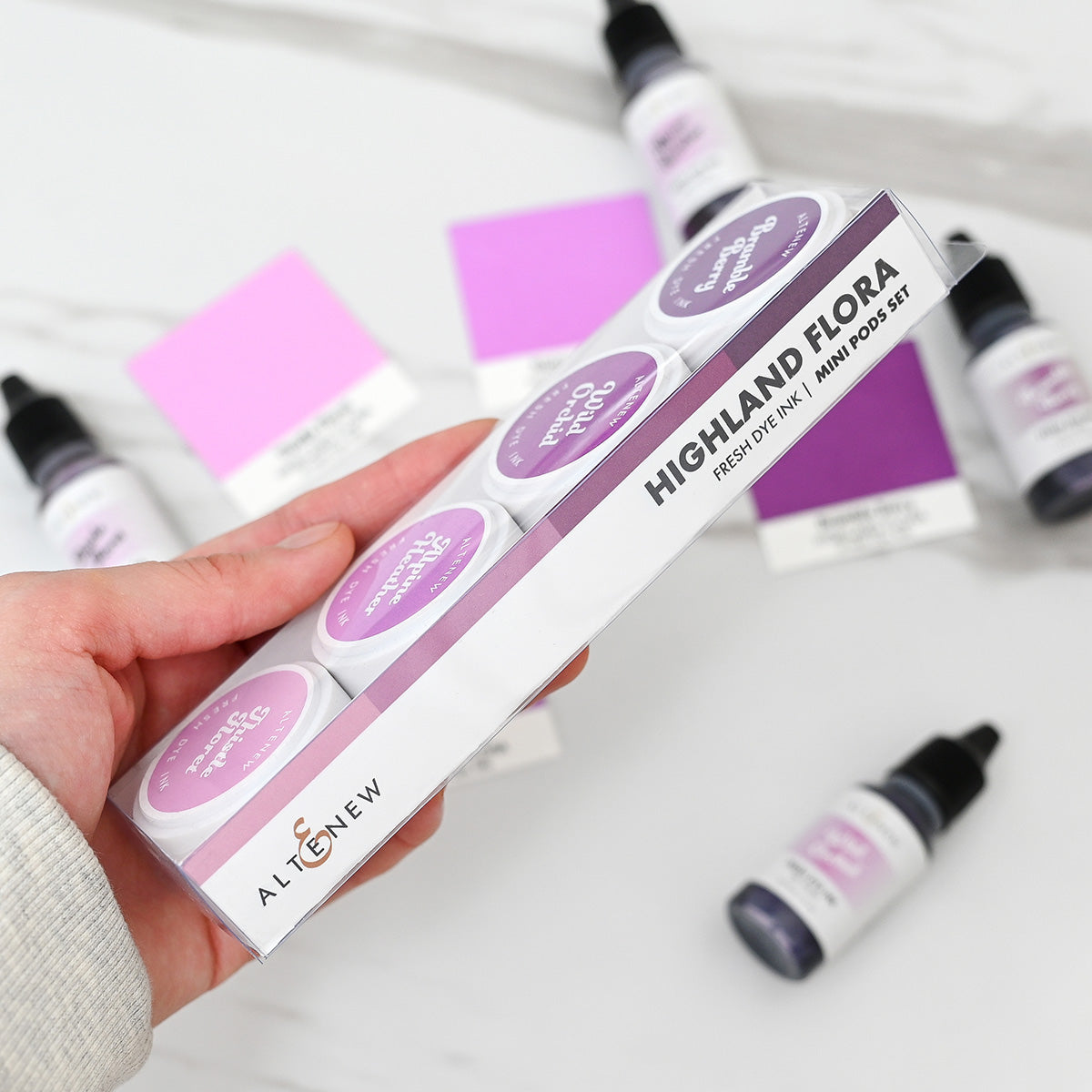 altenew-highland-flora-fresh-dye-ink-mini-pods-4er-lila image 6