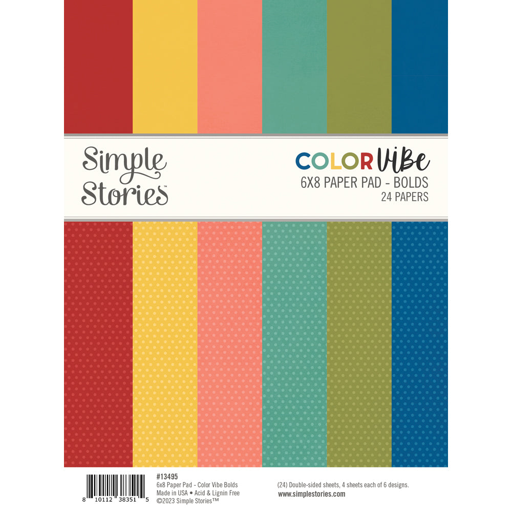 simple-stories-color-vibe-bolds-6x8-papierblock-24-blatt-motivpapier image 1