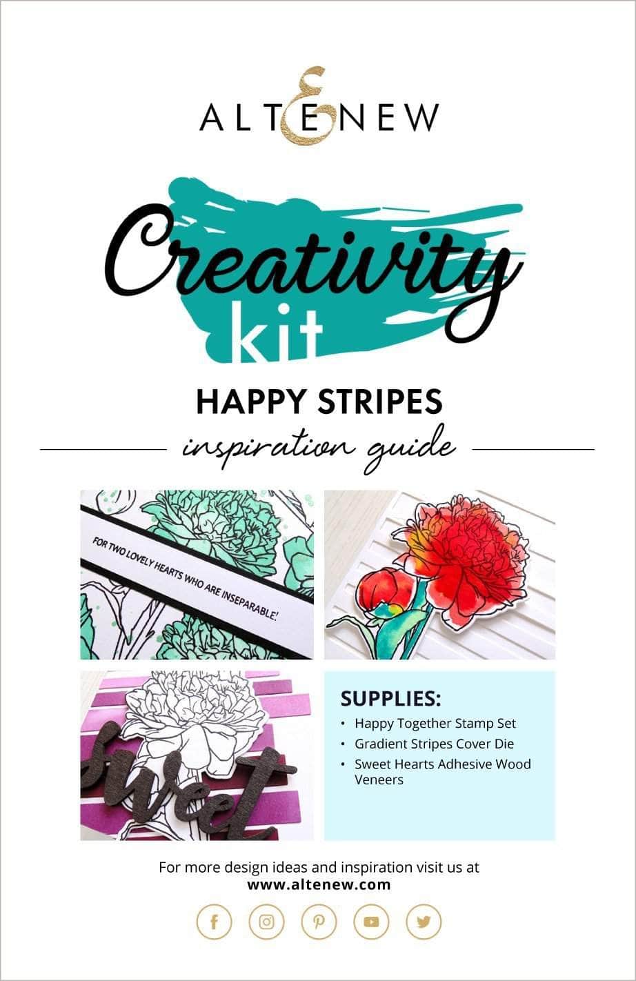 altenew-happy-stripes-guide-anleitungsheft-karten image 1