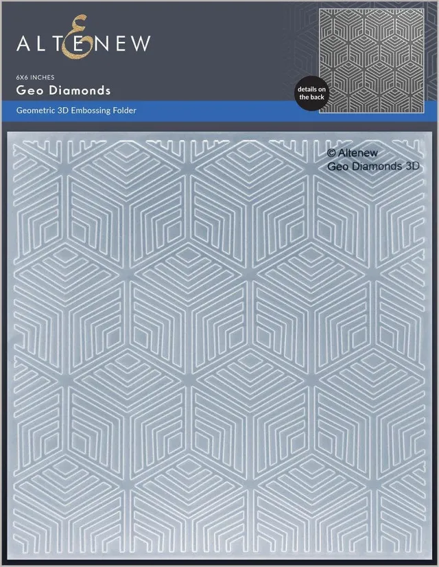 altenew-geo-diamonds-pr-gefolder-3d-rauten-6x6 image 1