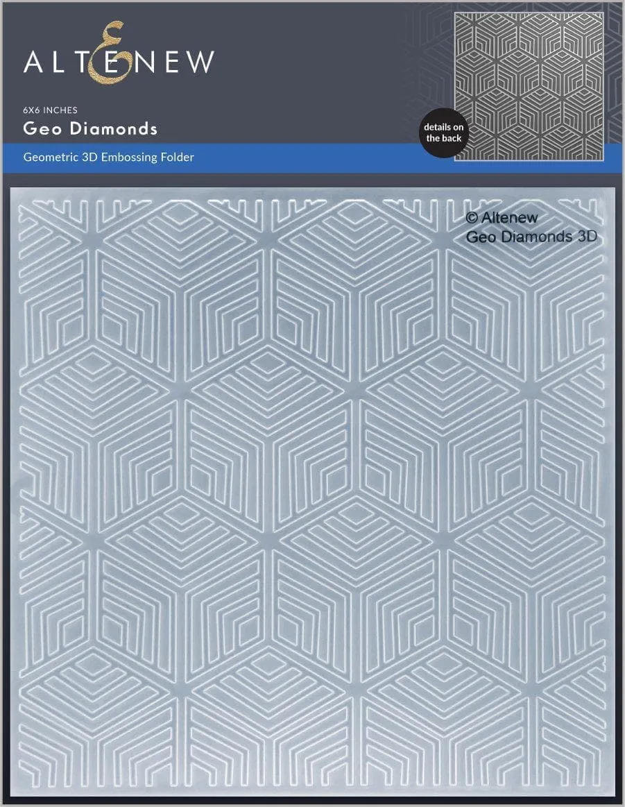 altenew-geo-diamonds-pr-gefolder-3d-rauten-6x6 image 1